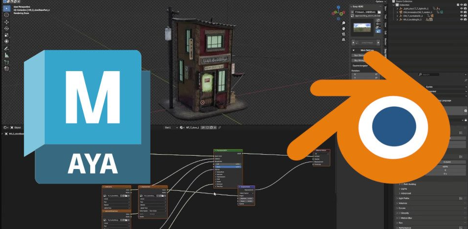Convertissez vos Shaders Maya en Blender en un Clic !