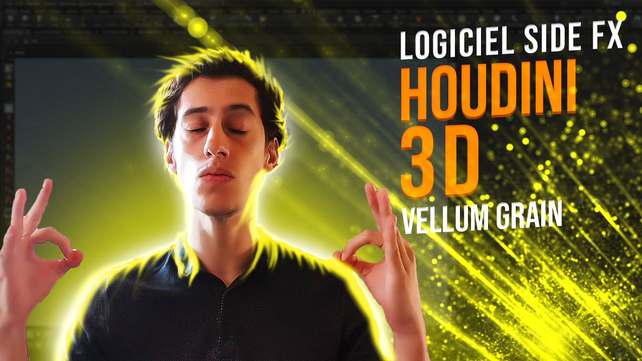 Houdini 3D : Comment Faire un VFX avec le Vellum Grain ?