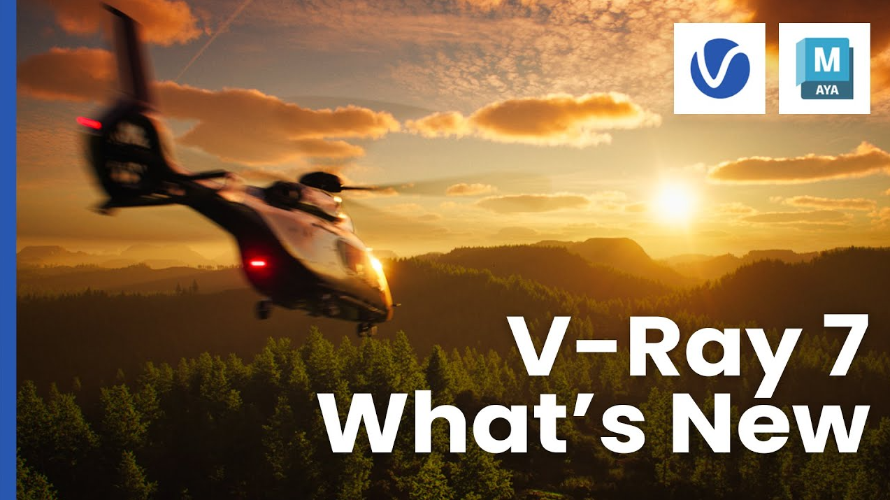 V-Ray 7 débarque sur Maya… et ça va faire mal !