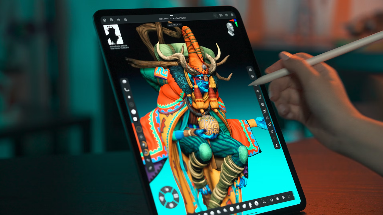 ZBrush pour iPad 2025.3 : La Sculpture Numérique (vraiment) Mobile